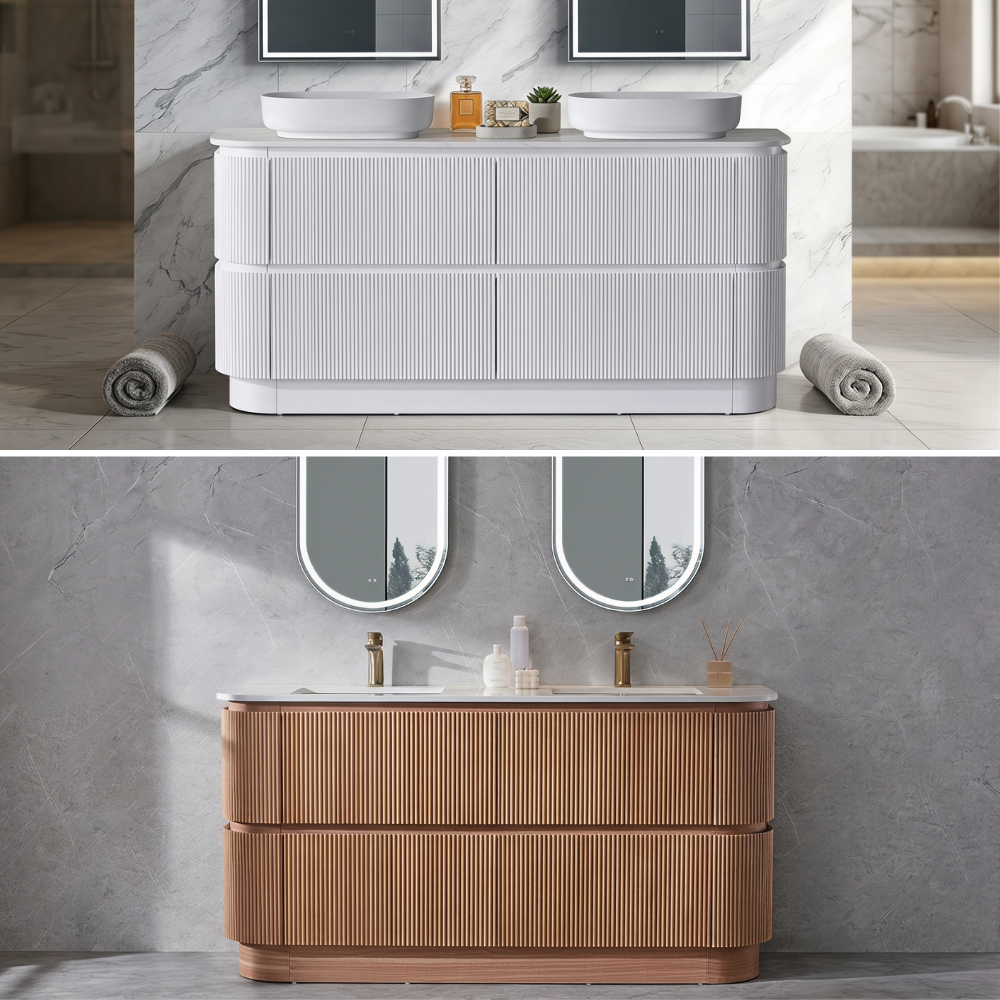 Hudson 1500MM Double Basin Vanity Package SK68-1500DMW-CM